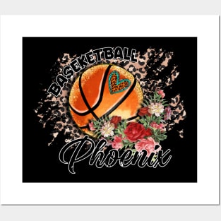 Aesthetic Pattern Phoenix Basketball Gifts Vintage Styles Posters and Art